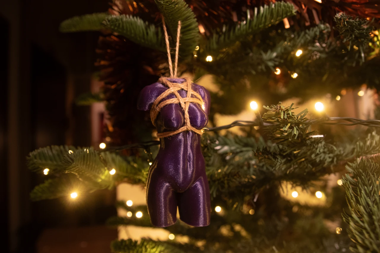 First ornament on a tree